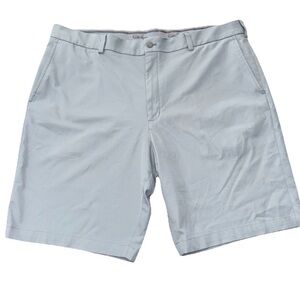 Walter Hagen Golf Shorts Mens Size 42 Light Gray Flat Front Chino Outdoor Casual